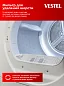 Сушильная машина Vestel 8 кг, A+, тепловой насос, 15 программ, антисминание