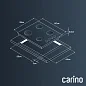 Комплект бытовой техники CARINO 6B56016QB401 (духовой шкаф и газовая варочная панель 60 см)