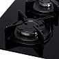 Газовая варочная панель Simfer H30N20S470 30см, электроподжиг, закаленное стекло, комплект жиклеров для баллонного газа