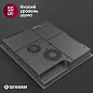 Встраиваемая индукционная варочная панель GRESSEL U45I73S001, 45 см, 5500Вт, сенсорное управление Slider control, блокировка, датчик наличия посуды, таймер
