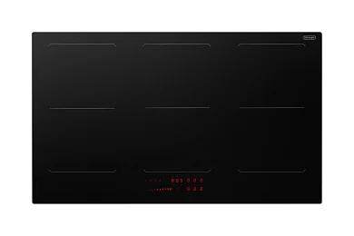 Индукционная варочная панель DeLonghi SLI 906 RUS, стеклокерамика, сенсорное управление, таймер, цвет черный