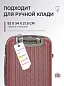 KfK-22-XS Чемодан пластиковый бордовый XS