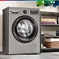 Стиральная машина Bosch WLS2846SME Slim, 8 кг, 1400 оборотов, узкая (47 см), очистка барабана, дозагрузка белья, серая