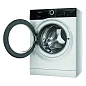 Узкая стиральная машина Hotpoint (6кг), 16 программ, функция обработки паром, быстрая стирка