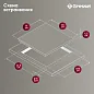 Встраиваемая электрическая варочная панель GRESSEL U45D29S000, 45 см, 5000Вт, с зоной расширения, сенсорное управление Touch control, таймер