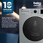 Стиральная машина Beko, инверторный мотор ProSmart, технология обработки паром, функция удаления шерсти, 7,5 кг