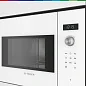 Микроволновая печь встраиваемая Bosch BFL524MW0 Serie 6, 20 л, 800 Вт, автоматическая разморозка, дисплей, сталь