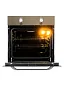 Встраиваемый электрический духовой шкаф Indesit, 72 литра, гриль, нержавеющая сталь