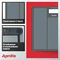 Электронные напольные весы Aprilla ABS-1033 с индикатором температуры и батареи, закаленное стекло