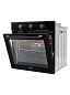 Встраиваемый духовой шкаф GRESSEL U6EB18000 60 см, 82 л, XXL объем, 8 режимов, Конвекция, Двойное стекло, Активное охлаждение корпуса, черный