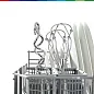 Ручной миксер Bosch MFQ40302 Styline, бирюзовый, 500 Вт, 5 скоростей, 2 венчика для взбивания, 2 крюка для теста