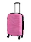 KFKSS23-06-XS Чемодан пластиковый розовый KFK размер XS