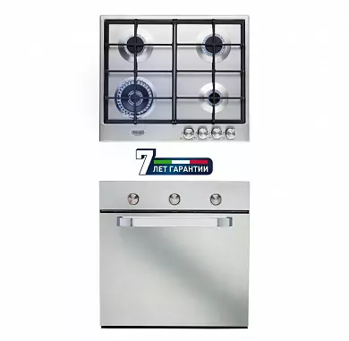 Комплект встраиваемой бытовой техники DeLonghi G154E709, варочная панель и духовой шкаф