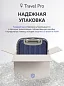 Чемодан пластиковый синий KFK размер XS