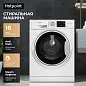 Узкая стиральная машина автомат HOTPOINT, 6 кг, обработка ПАРОМ, экспресс-стирка 30 мин, 1000 об/мин
