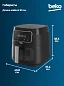 Аэрогриль BEKO, 7.6 л, 1750 Вт, 9 программ, подсветка камеры, готовка без масла, автоматическая пауза