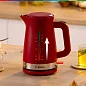 Чайник Bosch TWK4M224, 1.7 л, закрытая спираль, нержавеющая сталь, 2400 Вт, красный