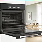 Электрический духовой шкаф  Bosch HBF011BA0Q 66 л, гриль, конвекция, 5 режимов нагрева, 3D-горячий воздух, черный