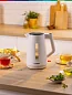 Электрочайник Bosch TWK1M121, мощность 2400Вт, пластик, белый, 1.7л