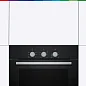 Электрический духовой шкаф  Bosch HBF011BA0Q 66 л, гриль, конвекция, 5 режимов нагрева, 3D-горячий воздух, черный
