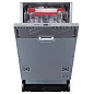 Встраиваемая посудомоечная машина Simfer DRB4603 (aqua stop, регулировка высоты корзины, энергоэффективность A++, вместимость 10 комплектов)