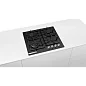 Газовая варочная поверхность Bosch PNH6B6O92R Serie 4, 4 конфорки, WOK-конфорка, газ-контроль, электроподжиг
