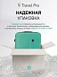 Чемодан на колесах ABS пластик, большой L, бирюзовый DPKP-02-L