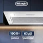 Кухонная вытяжка DeLonghi COSETTA 510 IM, 3 скорости, нержавеющая сталь, 52.5 см