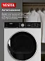 Vestel Сушильная машина 8кг, 15 программ, тепловой насос, 1200об/мин, беззвучный режим, антисминание, Дозагрузка белья, автономная установка
