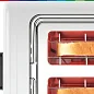 Тостер Bosch TAT3P421 (970Вт, 2 тоста, решетка для подогрева булочек, 6 степеней обжаривания)