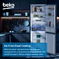 Холодильник двухкамерный B3RCNK362HX No Frost Dual Cooling, нержавеющая сталь