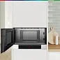 Микроволновая печь встраиваемая Bosch BFL7221W1. 21 л, 900 Вт, автоматическая разморозка, дисплей. белая