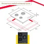 Газовая варочная поверхность Simfer H45N35G571 (газ-контроль, WOK конфорка, серое стекло)