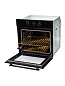 Встраиваемый духовой шкаф Vestel 60 см, 69 л, 8 режимов, двойной гриль с конвекцией, размораживание, механический таймер