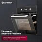 Встраиваемый духовой шкаф Gressel U6ES69000 60 см, 70 л, 10 режимов, двойной ГРИЛЬ, разморозка, конвекция, утапливаемые ручки, таймер + противень WELLFRY