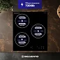 Встраиваемая панель электрическая индукционная 45 см DELVENTO V45I73S100