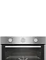 Электрический духовой шкаф INDESIT (60см), 6 режимов, гриль + конвекция, таймер, тройное стекло, нержавеющая сталь