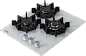 Газовая варочная поверхность Simfer H45N35W571 (газ-контроль, WOK конфорка, белое стекло)