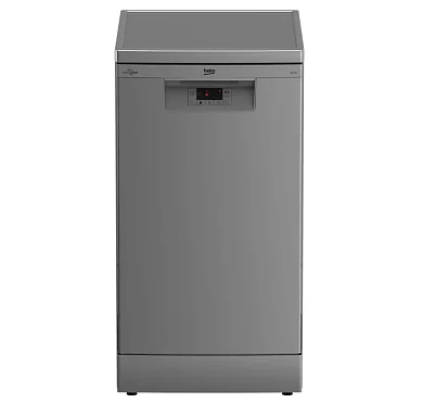 Узкая посудомоечная машина Beko BDFS15920S, 45 см, серебристый