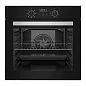 Встраиваемый электрический духовой шкаф CARINO CB6EB56016 60 см, 73л, конвекция, гриль, двойное стекло, черный
