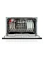 Посудомоечная машина настольная Gressel UPW500, 6 комплектов, 6 программ, отложенный старт, белый/чёрный