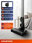 Пылесос вертикальный Grundig VCP 4230, TrayClean, турбощетка с LED-подсветкой, щелевая насадка, настенная док-станция