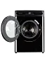 Стиральная машина Gressel UGS704 с сушкой 8/5 кг, с функцией сушки, 11 программ, очистка паром, инверторный мотор, самодиагностика, цвет черный