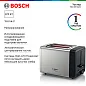 Тостер Bosch DesignLine TAT4P420, нержавеющая сталь, мощность 970Вт