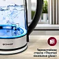 Электрический умный чайник Gressel GRK-1106 с регулировкой температуры, стеклянный с подсветкой, 1,7л, STRIX-контроллер