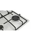 Газовая варочная панель CARINO CH60V41W517 60 см, газ-контроль, эмалированная сталь, автоматический розжиг