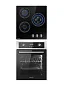 Комплект бытовой техники GRESSEL (духовой шкаф 45см U4EM59001  и варочная панель газовая 45см U45V35M100)