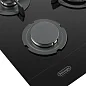Газовая варочная панель DeLonghi, NSL 575 NC RUS, 75 см, 5 конфорок, автоматический розжиг, газ-контроль, черное стекло