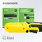 Аккумуляторная электроотвертка трансформер KIWI KHSD-7511, 12 насадок / отвертка шуруповерт