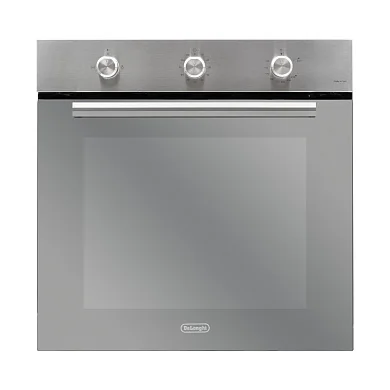 Газовый духовой шкаф FG 6 XL RUS, 60 см, серебристый, гриль, хромированные направляющие; эмаль легкой очистки